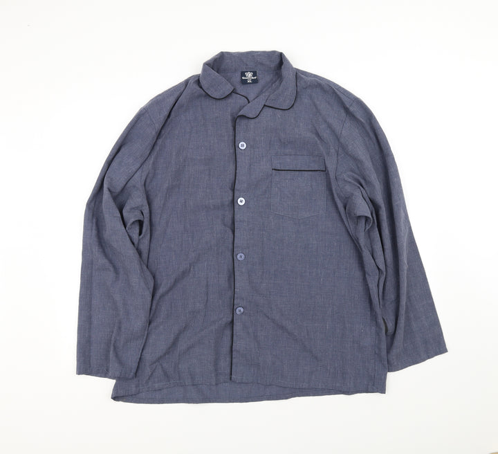 Cargo Bay Mens Grey Button-Up Size XL