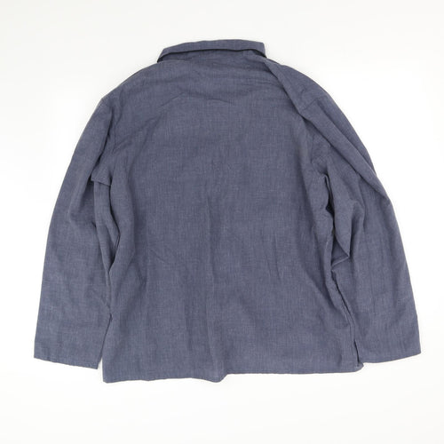 Cargo Bay Mens Grey    Button-Up Size XL