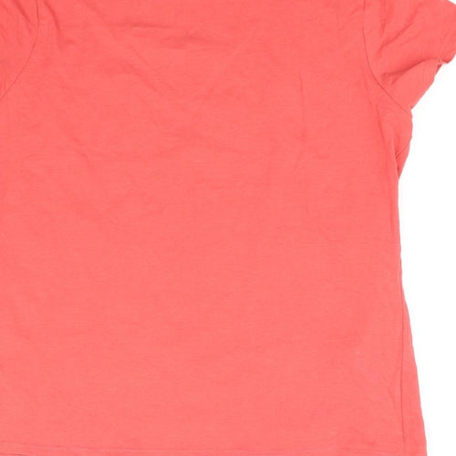 m&s Womens Pink   Basic T-Shirt Size 16