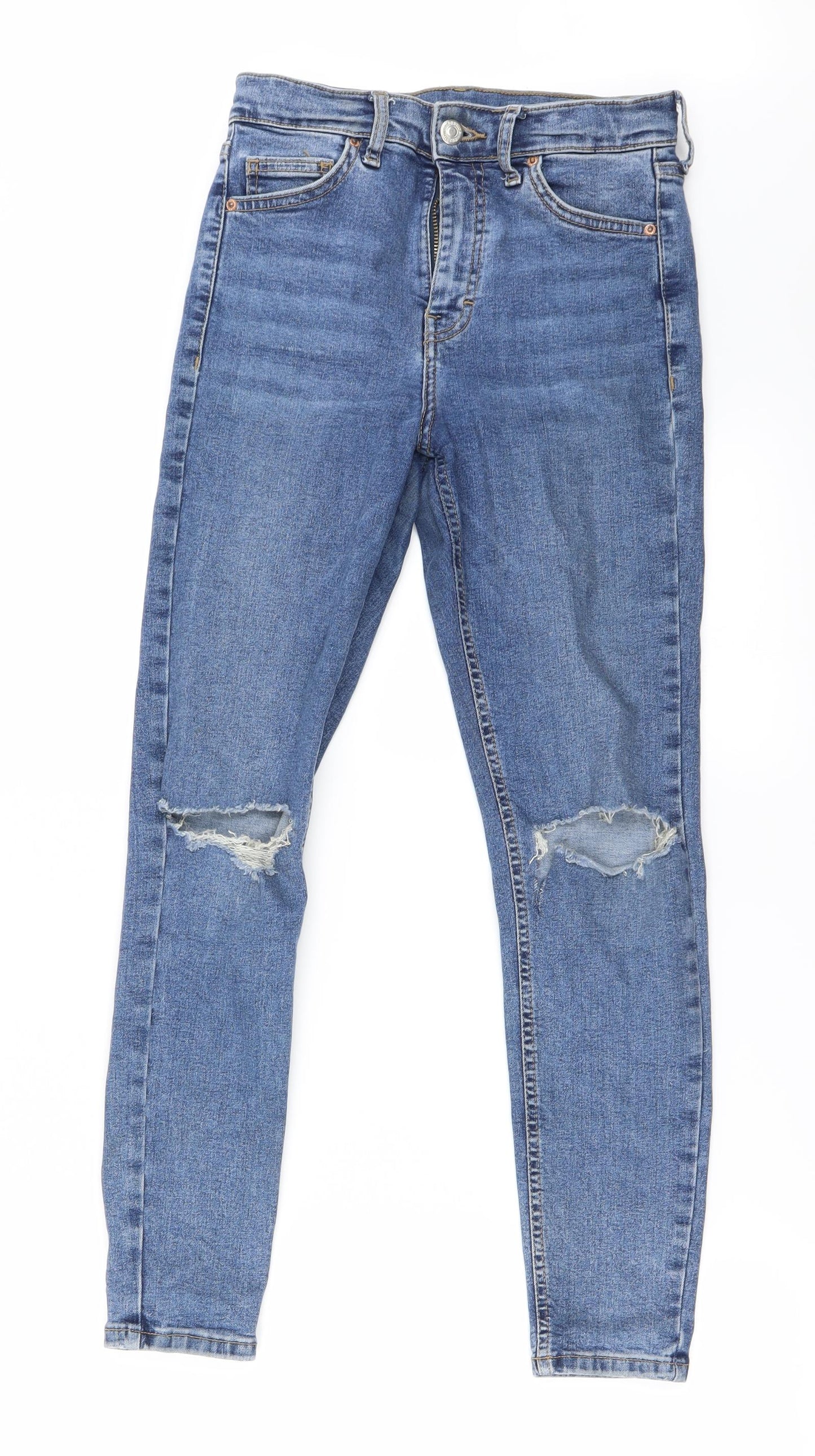 Preworn Womens Blue   Skinny Jeans Size 26 in L30 in