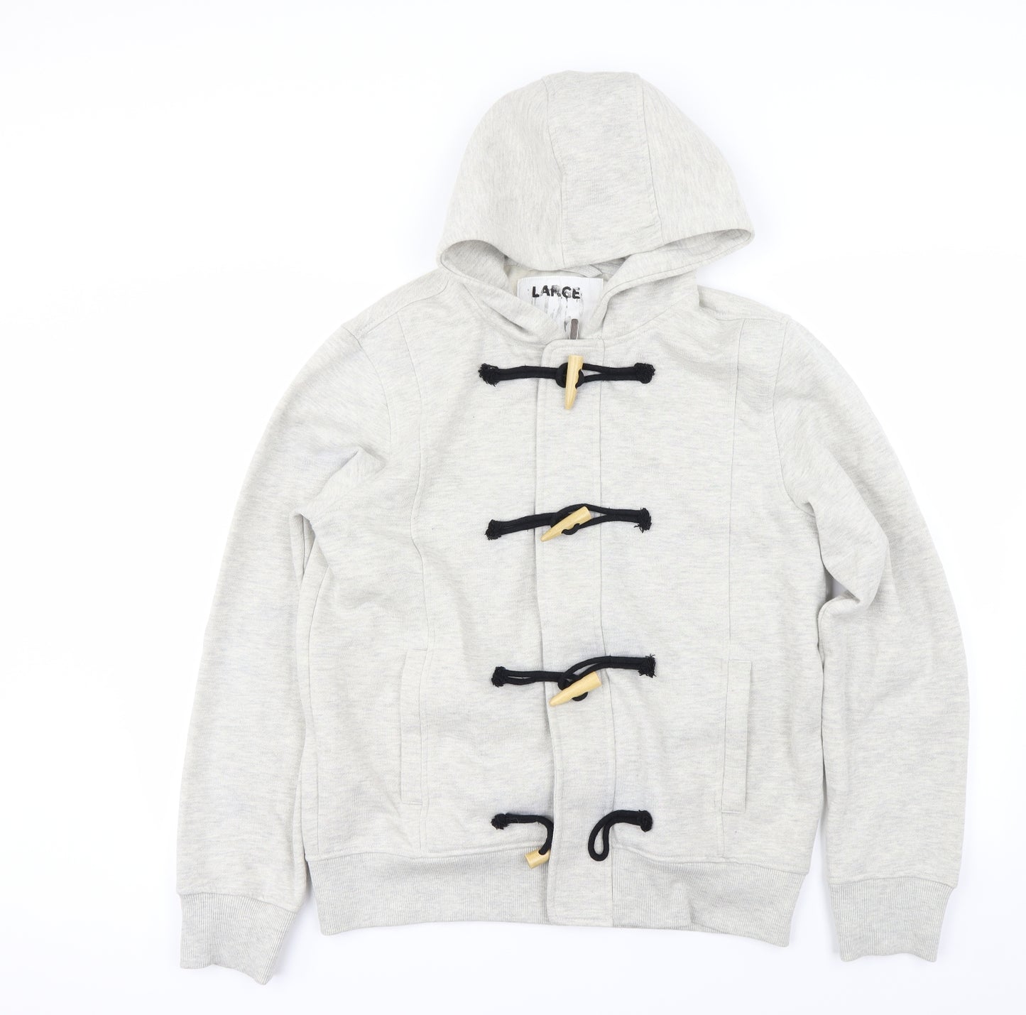 Preworn Mens Grey   Full Zip Hoodie Size L