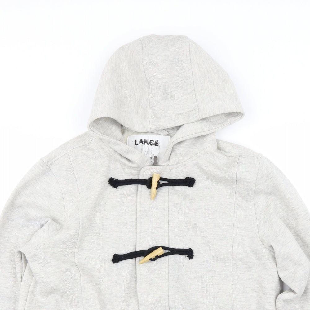 Preworn Mens Grey   Full Zip Hoodie Size L