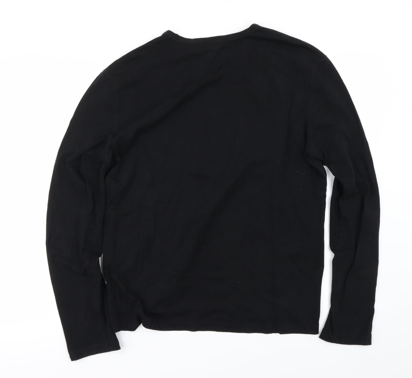 Kenvelo  Mens Black    T-Shirt Size L