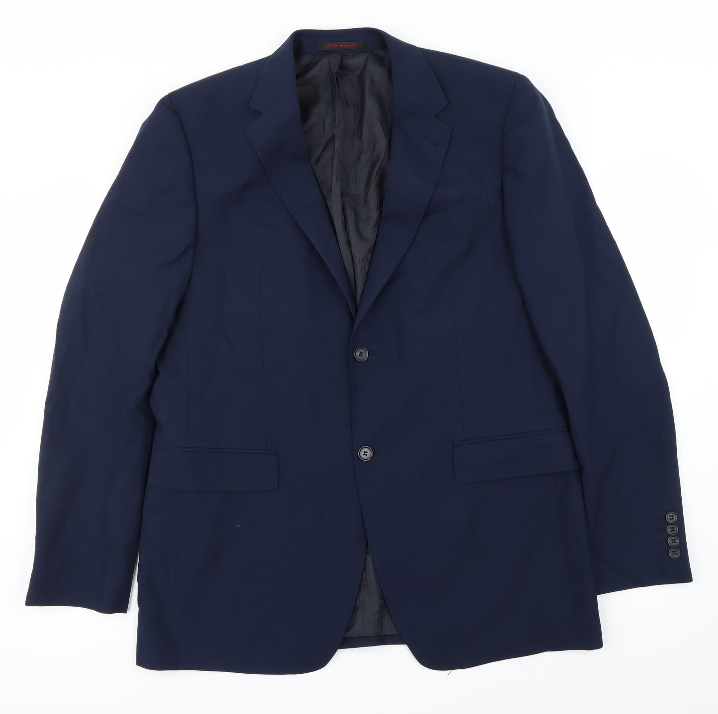 Jeff Banks Mens Blue   Jacket Blazer Size 42