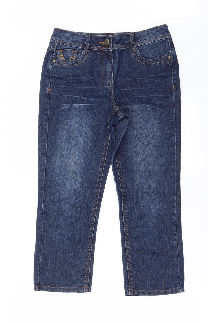 George Womens Blue Straight Jeans Size 28 in L22 in