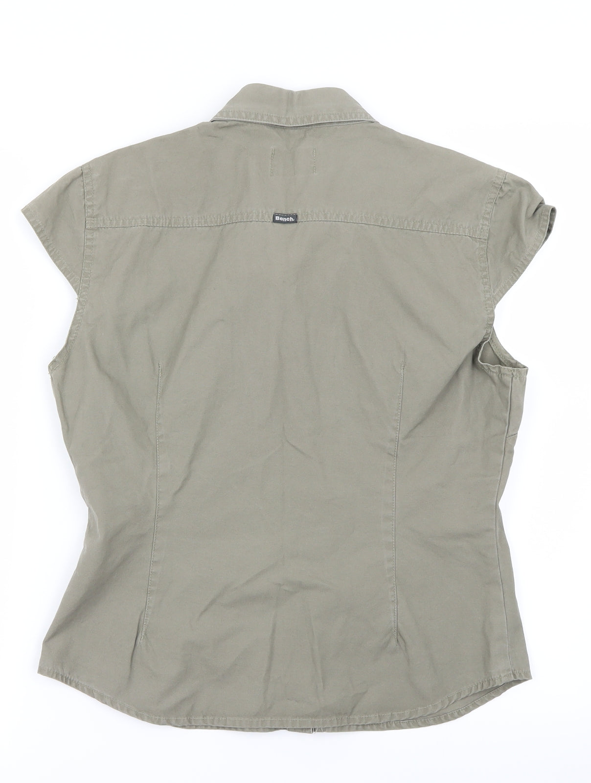 Bench Womens Brown   Basic Button-Up Size L
