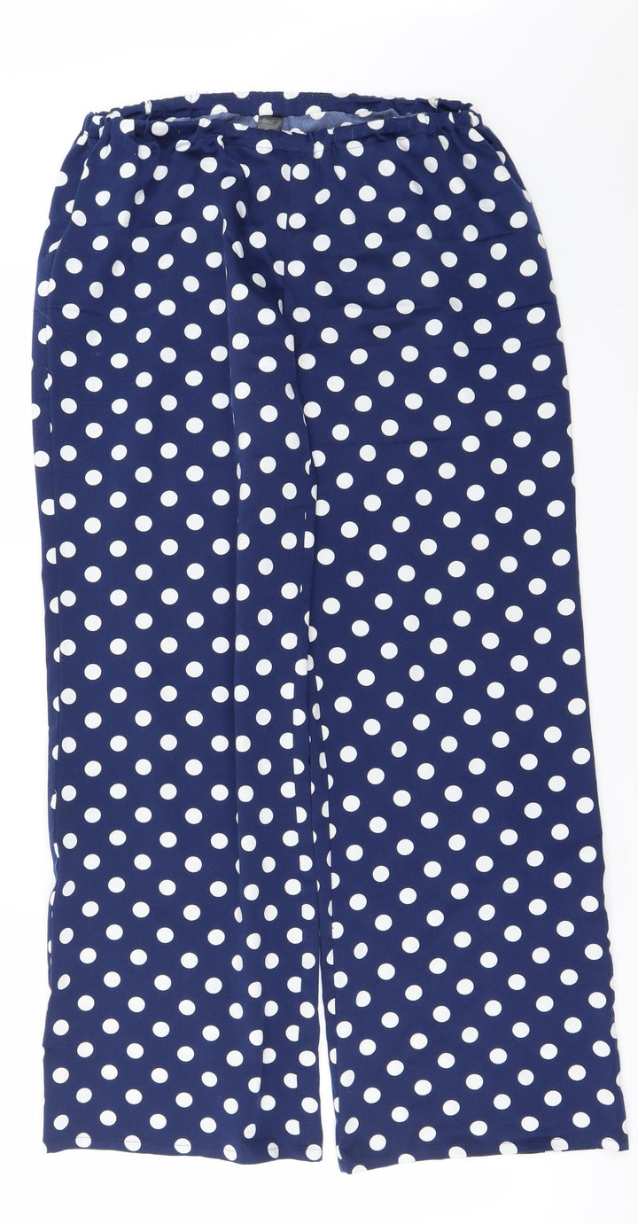 Boux Avenue Womens Blue Trousers Size 10 L26 in
