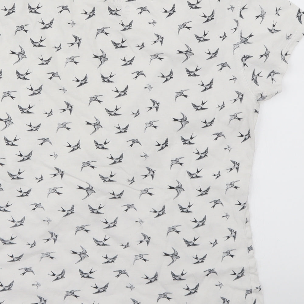 Atmosphere Womens White   Basic T-Shirt Size 12