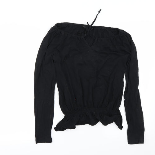 F&F Womens Black   Basic Blouse Size 8