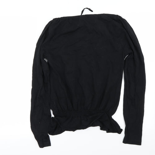 F&F Womens Black   Basic Blouse Size 8