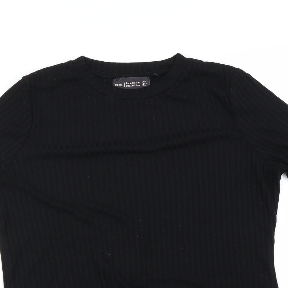 NEXT Womens Black   Basic T-Shirt Size 10