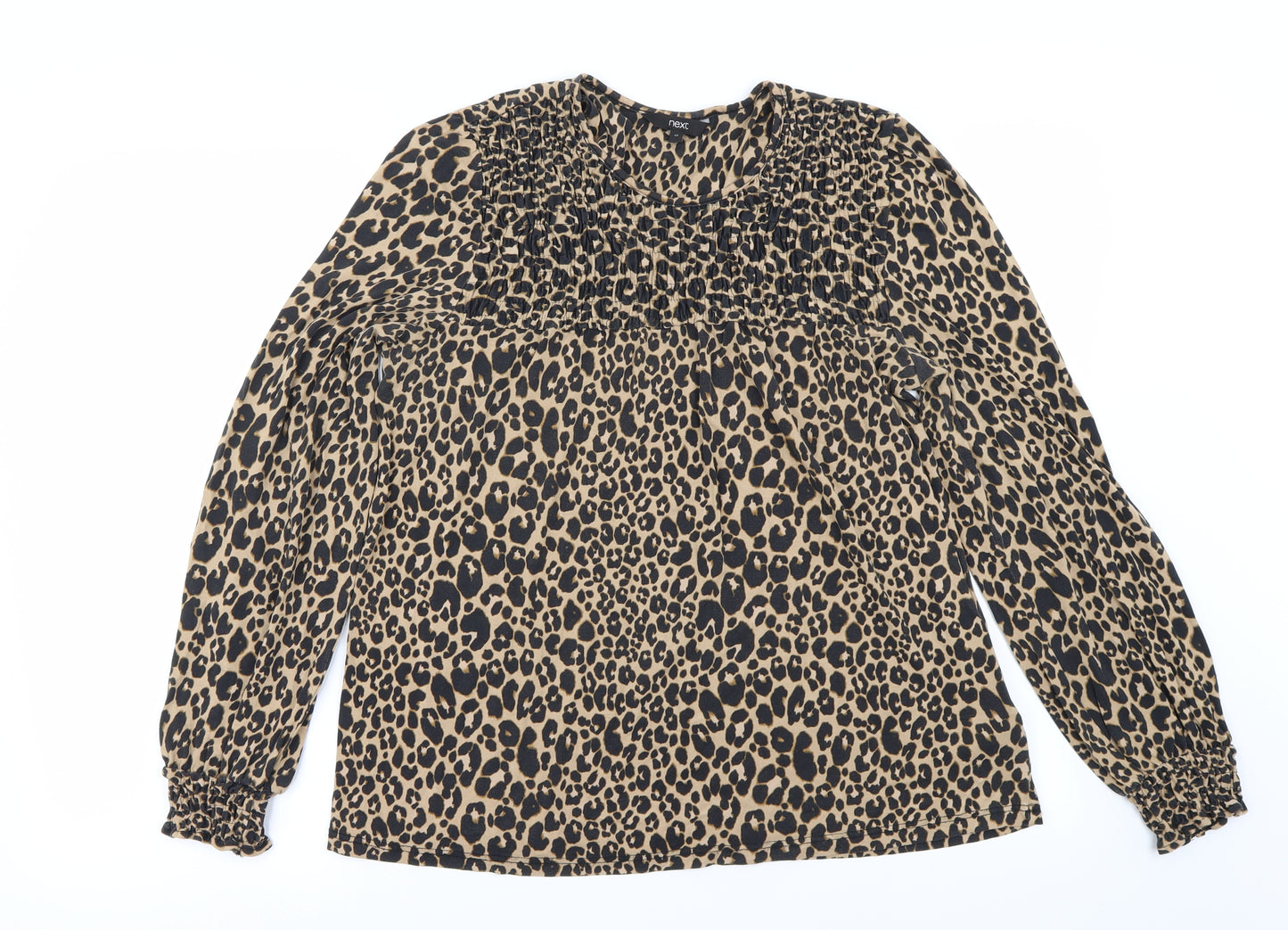 NEXT Womens Multicoloured Animal Print  Basic Blouse Size 12