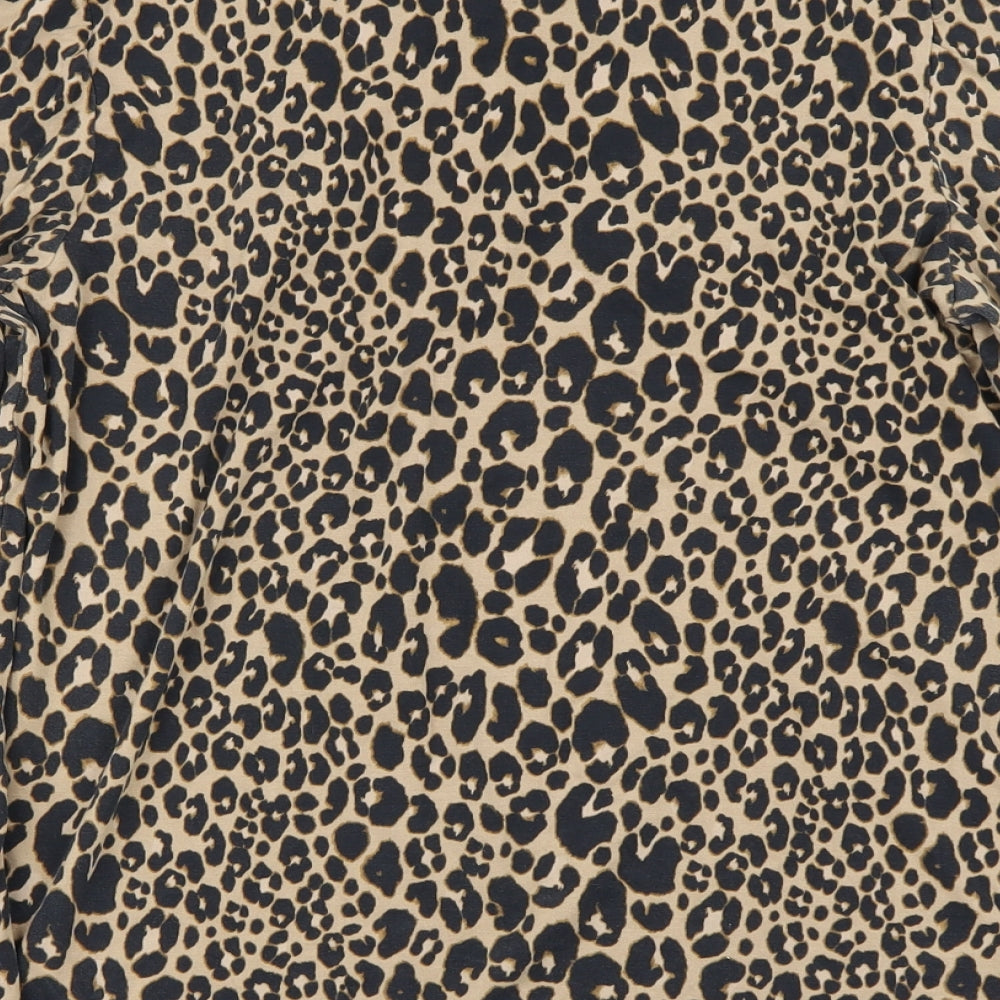 NEXT Womens Multicoloured Animal Print  Basic Blouse Size 12