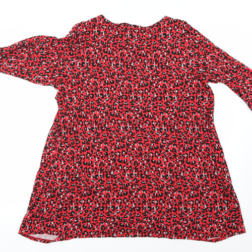 George Womens Red   Basic T-Shirt Size 20