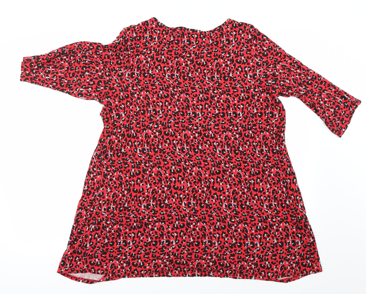 George Womens Red   Basic T-Shirt Size 20