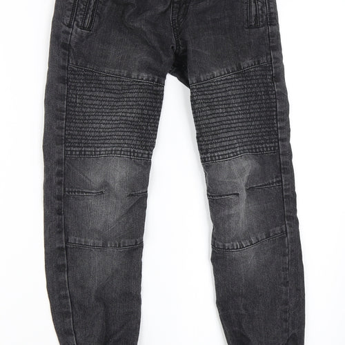 George Boys Black  Denim Straight Jeans Size 9-10 Years