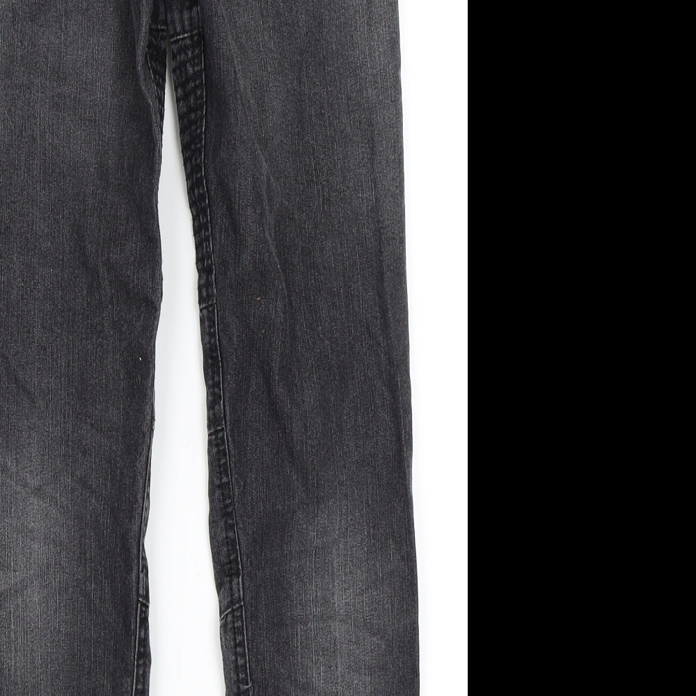 George Boys Black  Denim Straight Jeans Size 9-10 Years