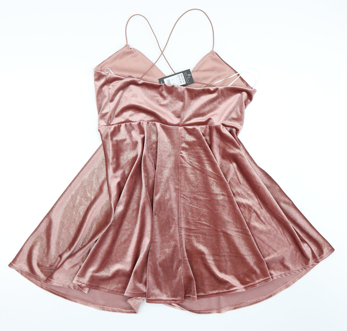 New Look Womens Pink   Skater Dress  Size 16