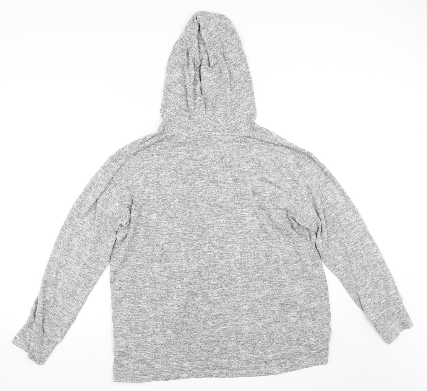 Papaya Womens Grey   Pullover Hoodie Size L