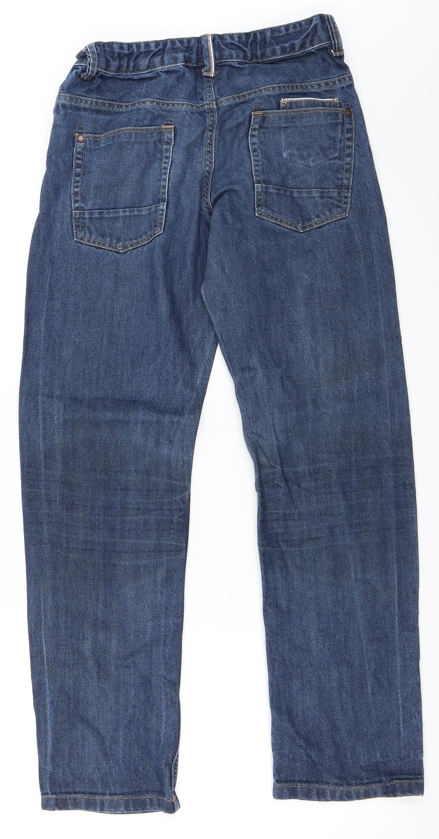 George Boys Blue  Denim Straight Jeans Size 12-13 Years