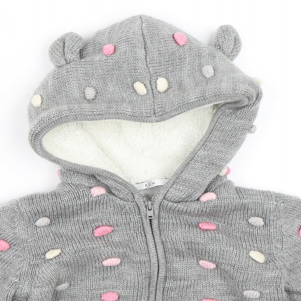 Marks and Spencer Girls Grey   Jacket  Size 3-4 Years
