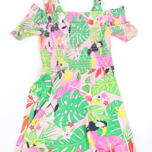 George Girls Pink   Skater Dress  Size 4-5 Years