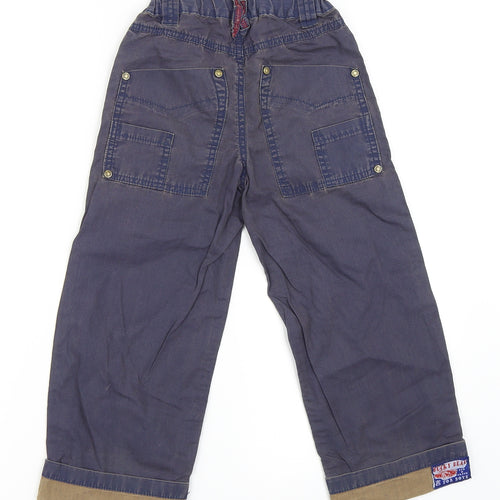 Preworn Boys Blue   Chino Trousers Size 5 Years