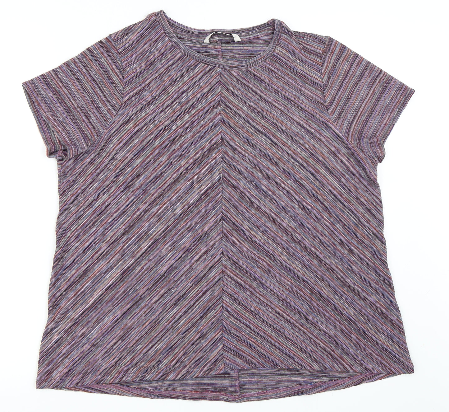 TU Womens Purple   Basic T-Shirt Size 18