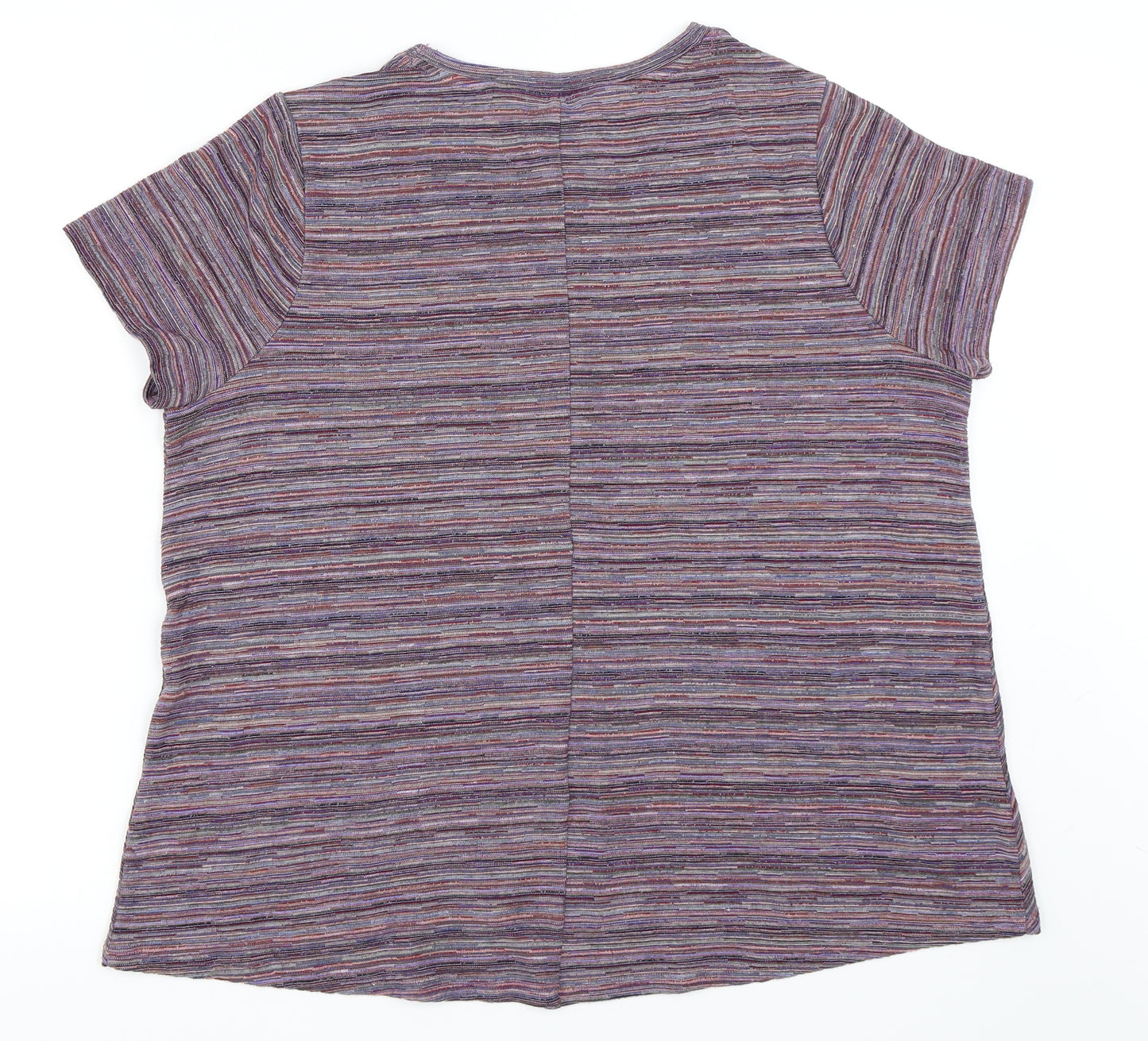 TU Womens Purple   Basic T-Shirt Size 18