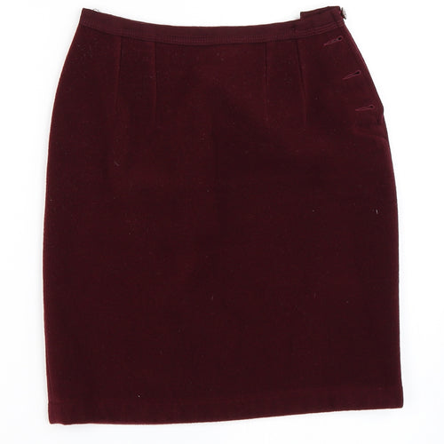 Preworn Womens Red   Mini Skirt Size 36