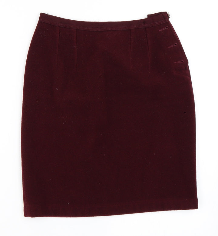 Preworn Womens Red   Mini Skirt Size 36