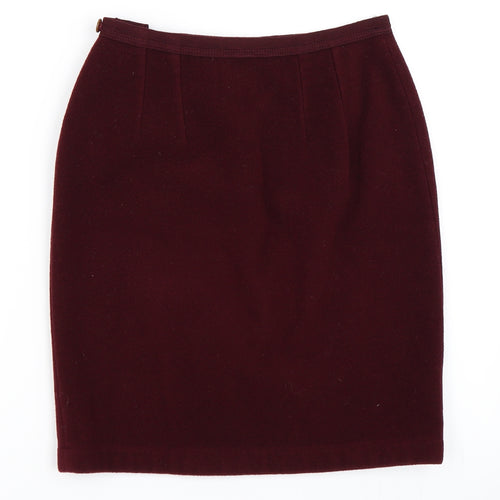 Preworn Womens Red   Mini Skirt Size 36
