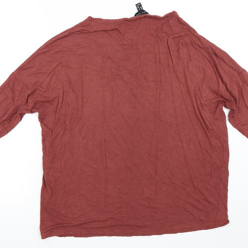 New Look Womens Pink   Basic T-Shirt Size 16