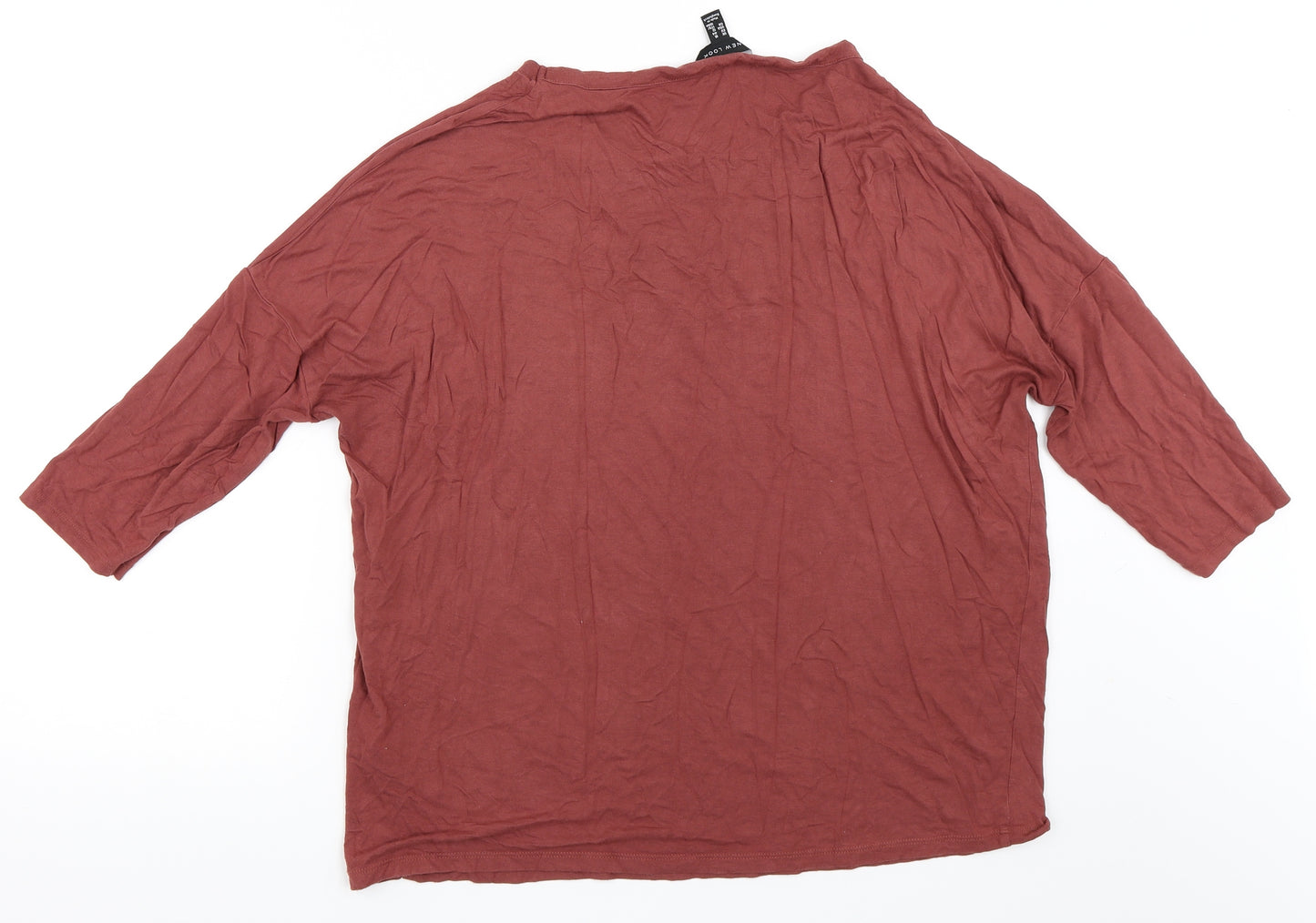 New Look Womens Pink   Basic T-Shirt Size 16
