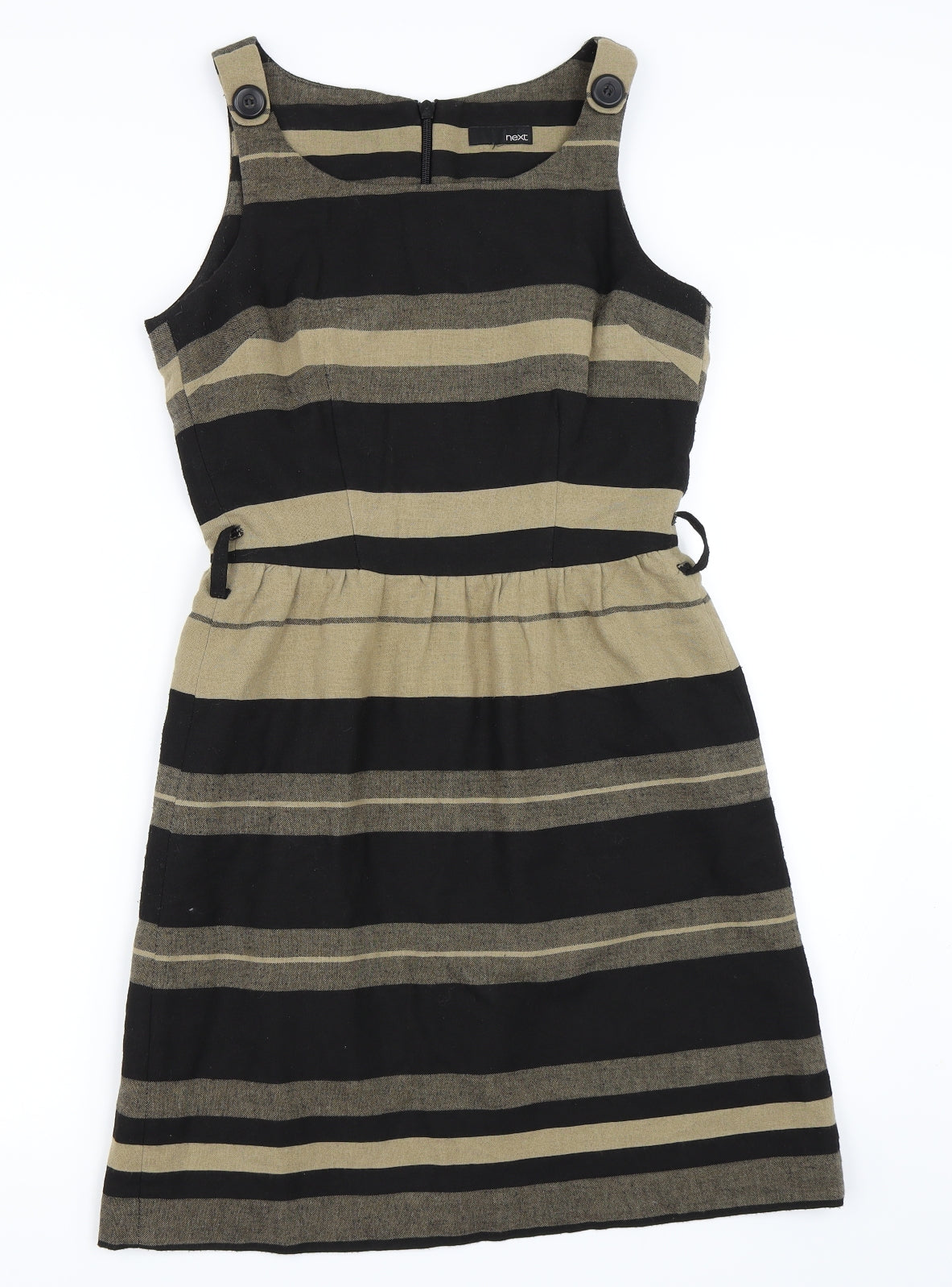 NEXT Womens Beige Striped  Shift  Size 12