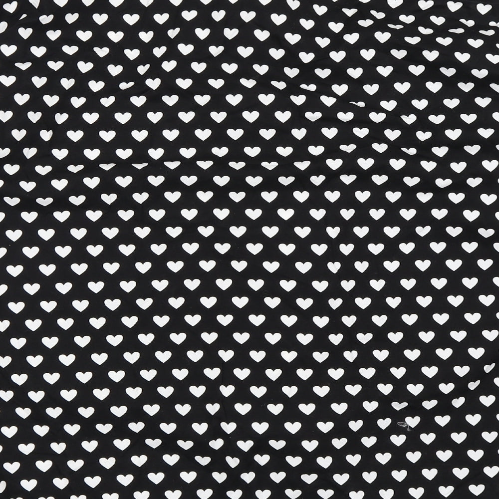 Preworn Mens Black    Button-Up Size XL