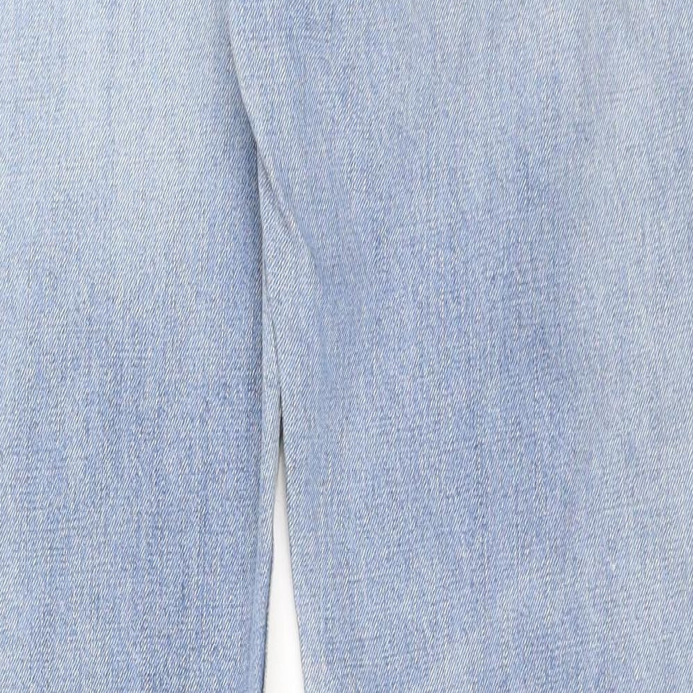 A.M London Womens Blue  Denim Mom Jeans Size 12 L30 in