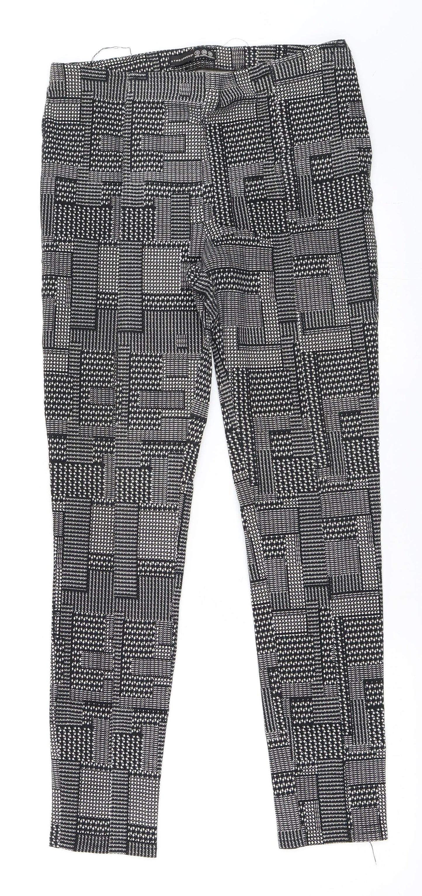 Atmosphere Womens Black   Trousers  Size 12 L28 in