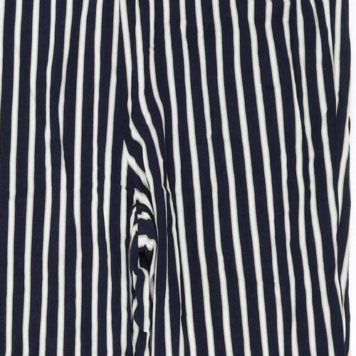 Yessica Womens Blue Striped  Trousers  Size 42 L27 in