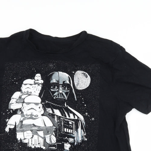 George Mens Black  Jersey  T-Shirt Size S  - Star Wars