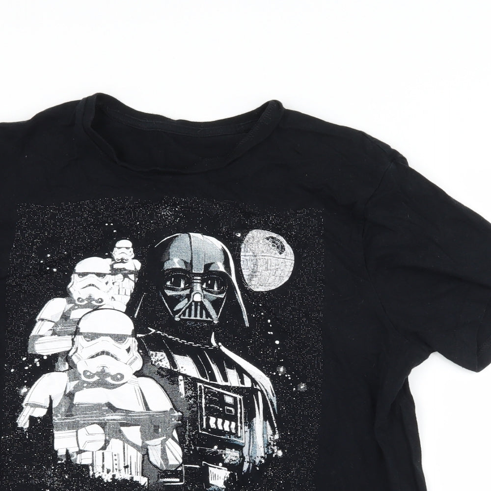 George Mens Black  Jersey  T-Shirt Size S  - Star Wars