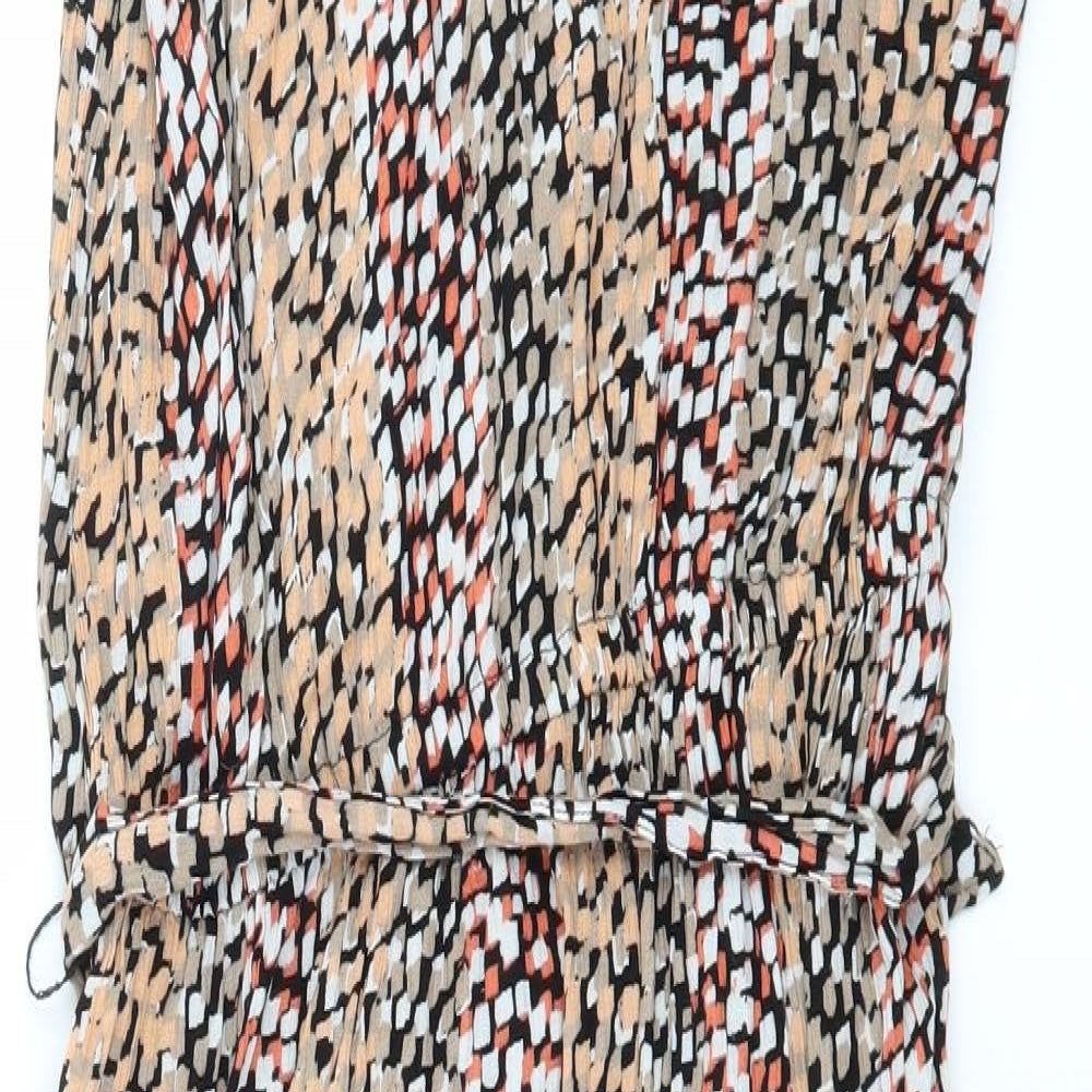 Marks and Spencer Womens Multicoloured Geometric  Slip Dress  Size 12