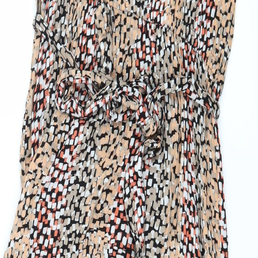 Marks and Spencer Womens Multicoloured Geometric  Slip Dress  Size 12