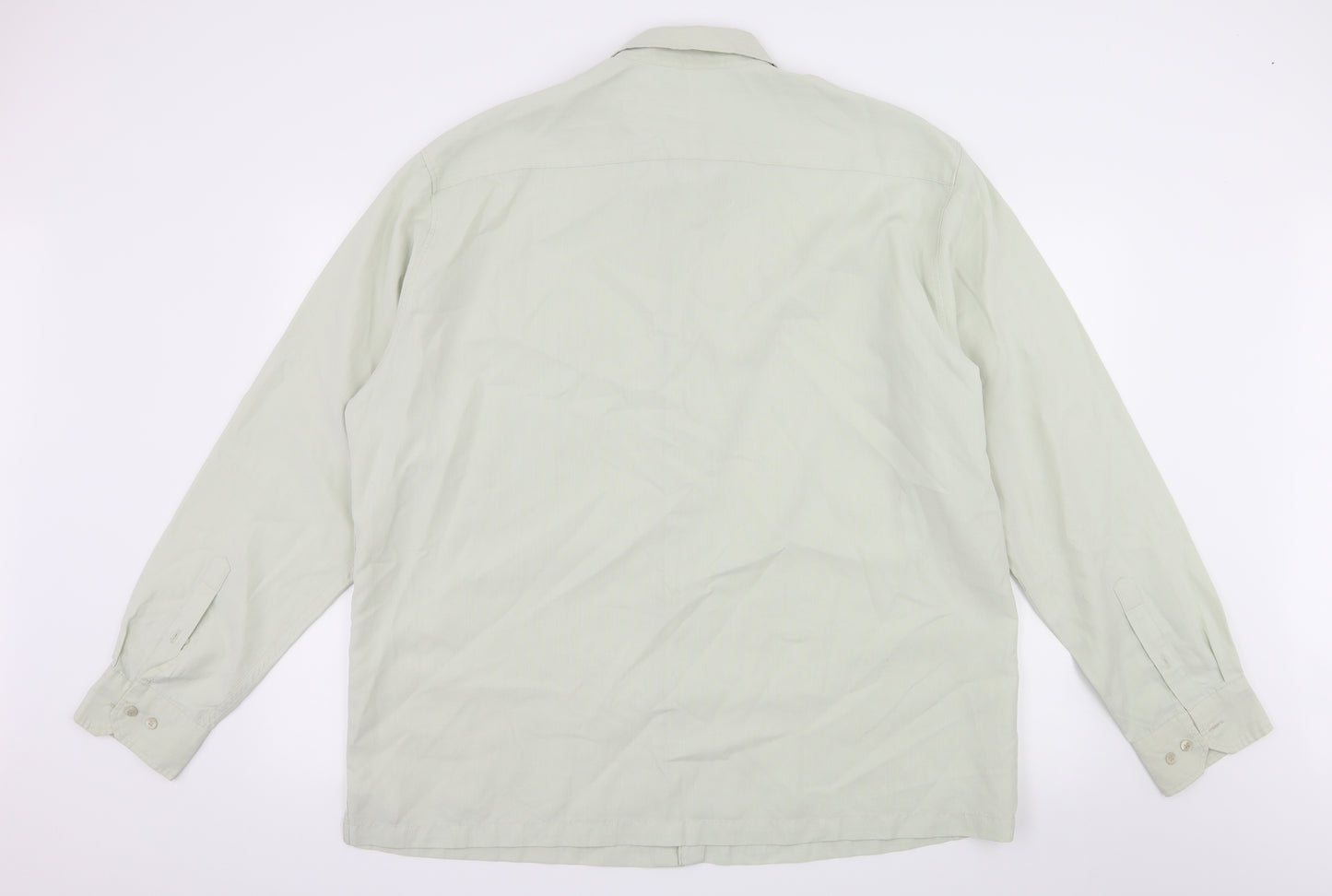 St Micheal Mens Green    Button-Up Size 2XL