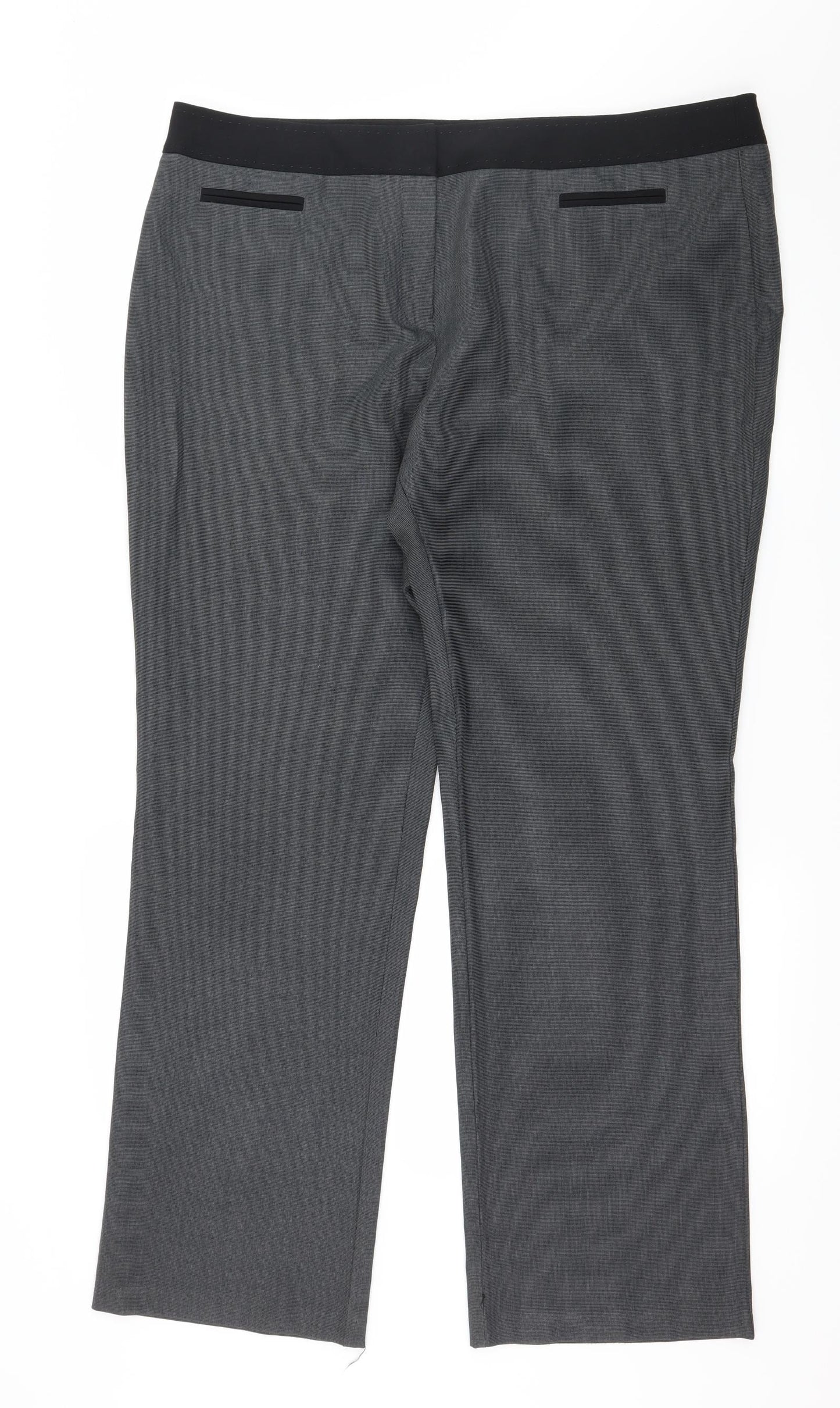 F&F Womens Grey   Trousers  Size 18 L31 in
