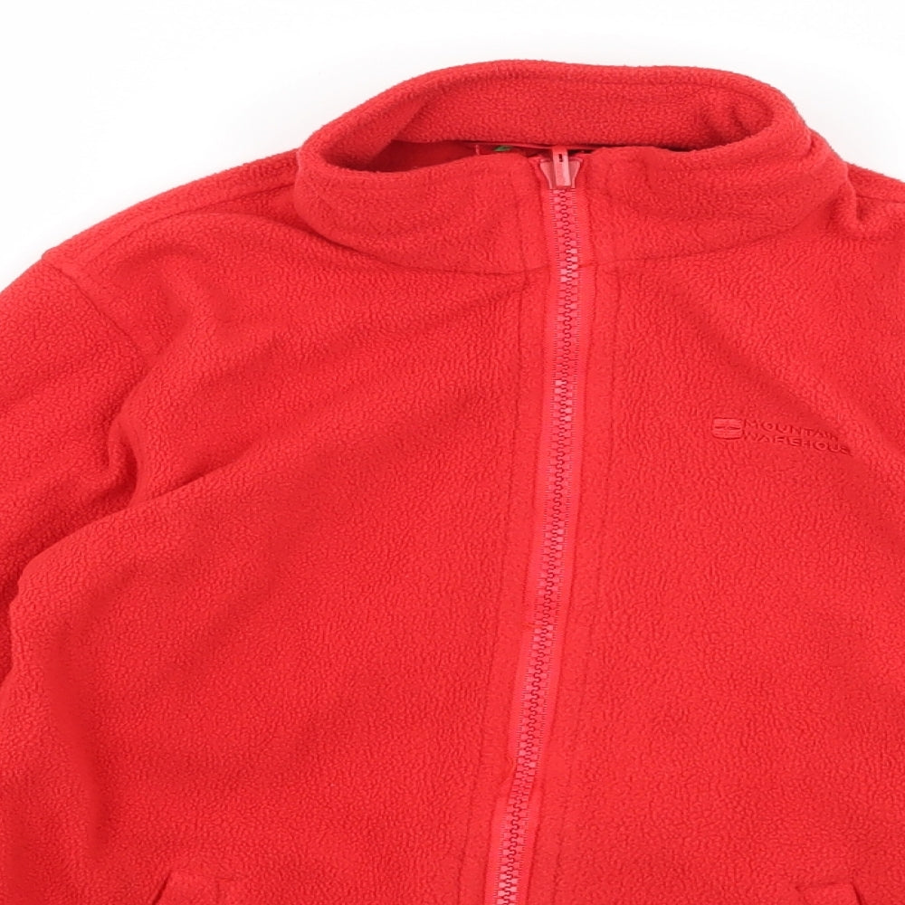 Mountain Warehouse Boys Red  Fleece Jacket  Size 7-8 Years