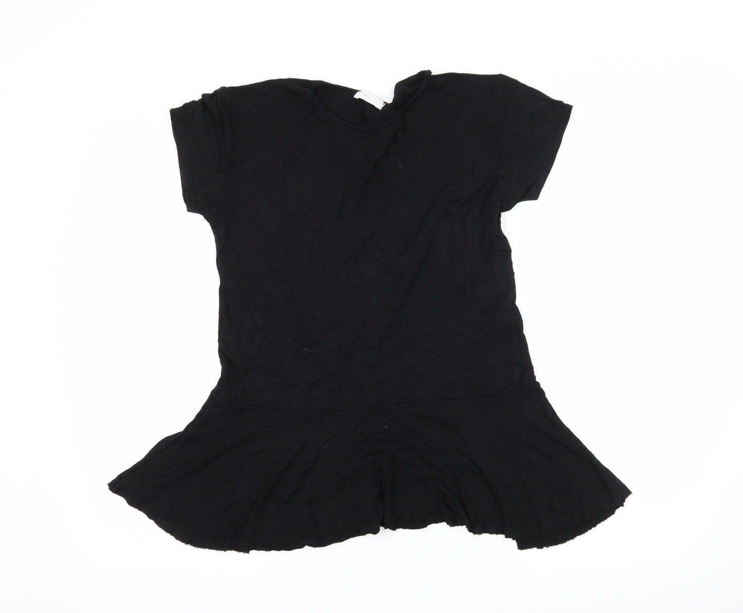 Miss Faceless Womens Black  Jersey Basic T-Shirt Size M