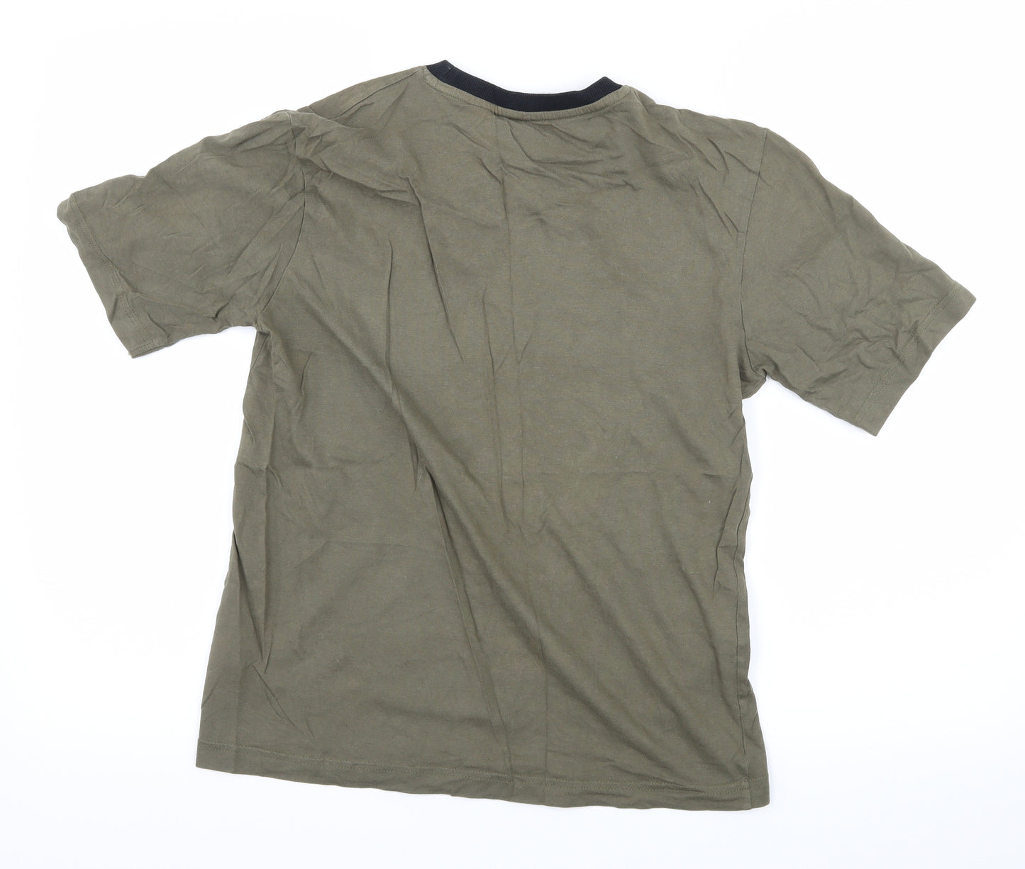 Matalan Boys Green  Jersey Basic T-Shirt Size 12-13 Years  - Hellicopter