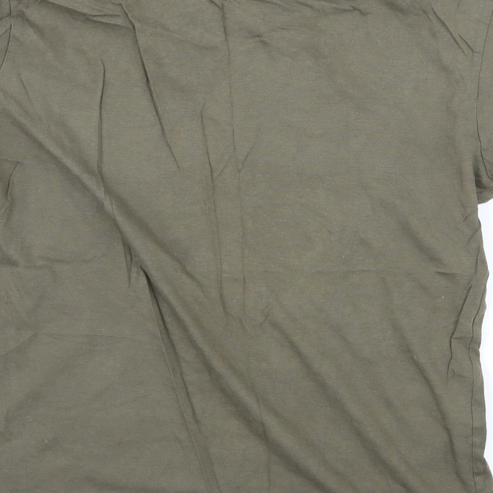 Matalan Boys Green  Jersey Basic T-Shirt Size 12-13 Years  - Hellicopter