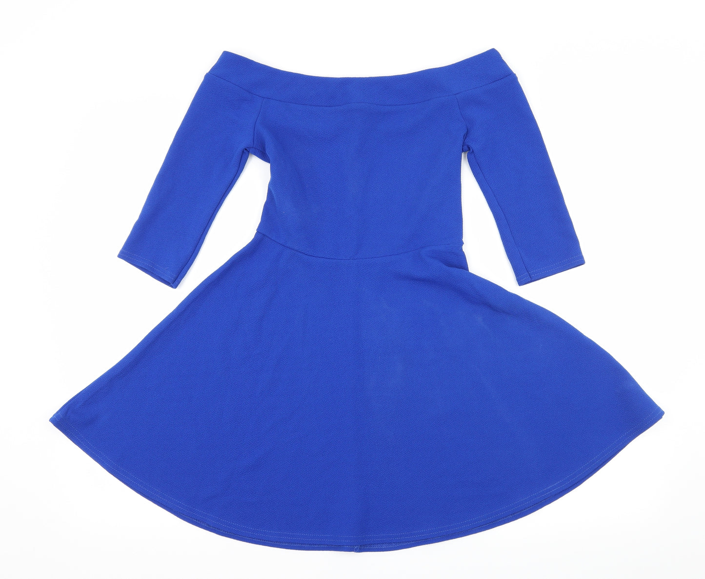 New Look Girls Blue  Jersey Skater Dress  Size 12-13 Years